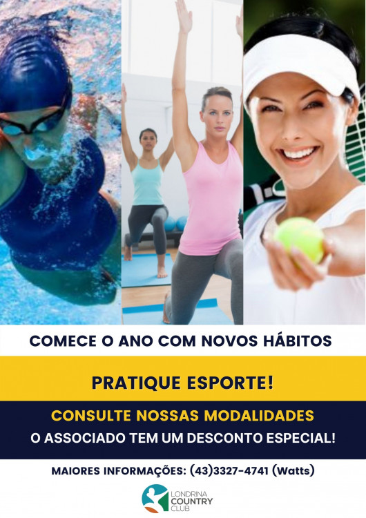 Aula de Natação para todas as idades (Cartaz)